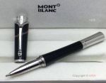 Mont Blanc Fake Pen Princess Grace De Monaco Black Resin Rollerball Pen AAA+